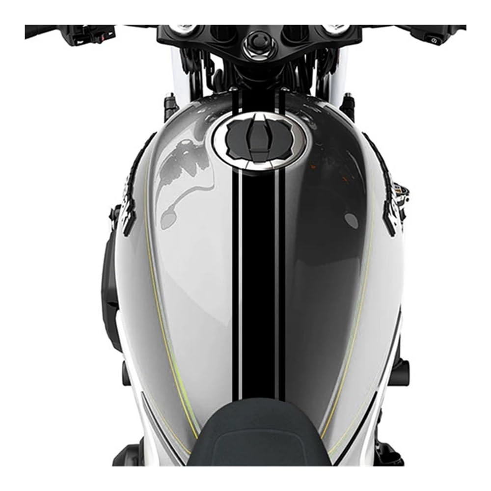 ZHANGXIN Motorrad Aufkleber Kraftstofftank Seitenwände Aufkleber für R1 Mt 07 Tmax 560 Nmax Xmax 300 Mt09 Mt10 Fz6 R6 Fz1 Xj6 (Nero) von LQHWDNJB