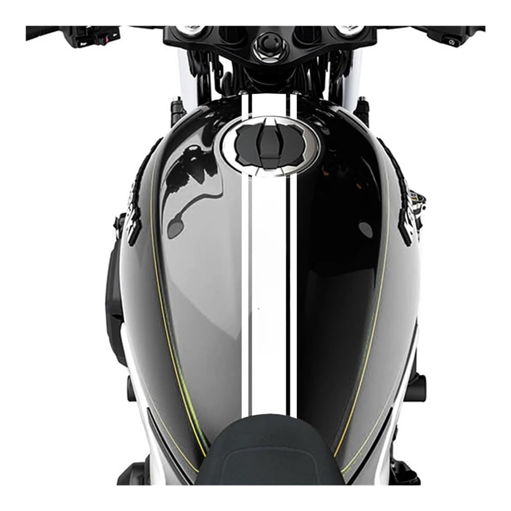 ZHANGXIN Motorrad Aufkleber Kraftstofftank Seitenwände Aufkleber für R1 Mt 07 Tmax 560 Nmax Xmax 300 Mt09 Mt10 Fz6 R6 Fz1 Xj6 (Weiß) von LQHWDNJB