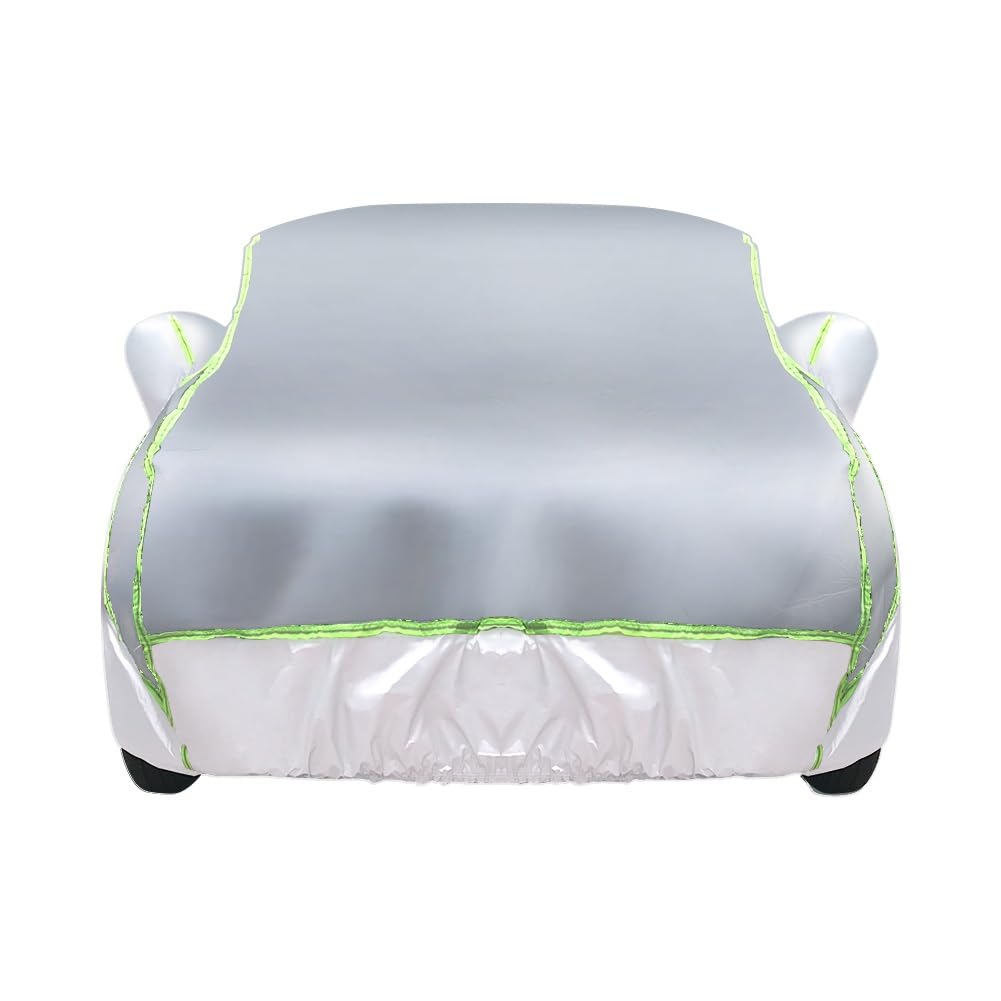 Autoabdeckung Für Mazda CX-30 CX-50 | Hagelschutz, Wasserdicht, Staubdicht, Sonnenschutz Mit Reflektorstreifen, Autoschutzhülle LQHZWYC(Silver,CX-30) von LQHZWYC
