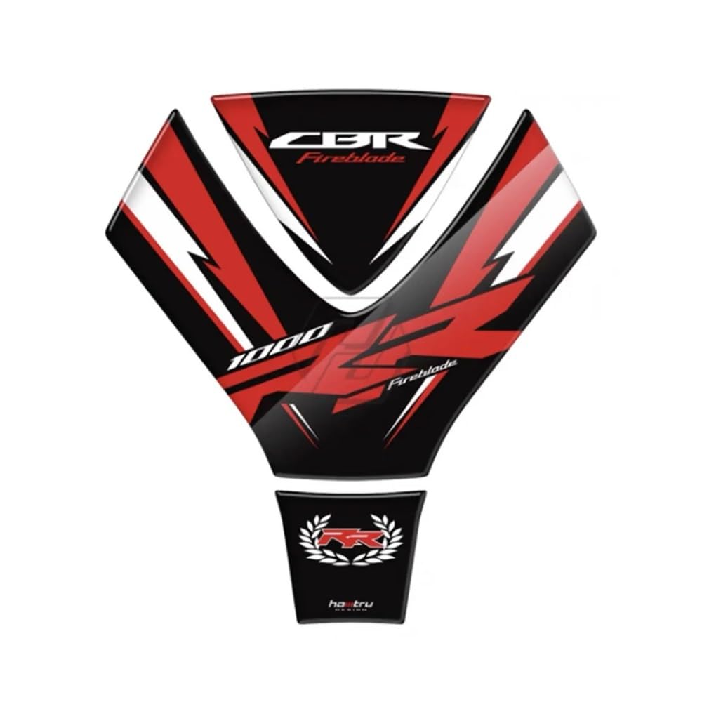 Motorrad Tank Aufkleber 3D Tank Pad Protector Für Ho&nda CBR1000RR 2008-2020 CBR 1000 RR 2019 Decals CBR 1000RR 2018 Motorrad Aufkleber Wasserdicht von LQXGEWPMF