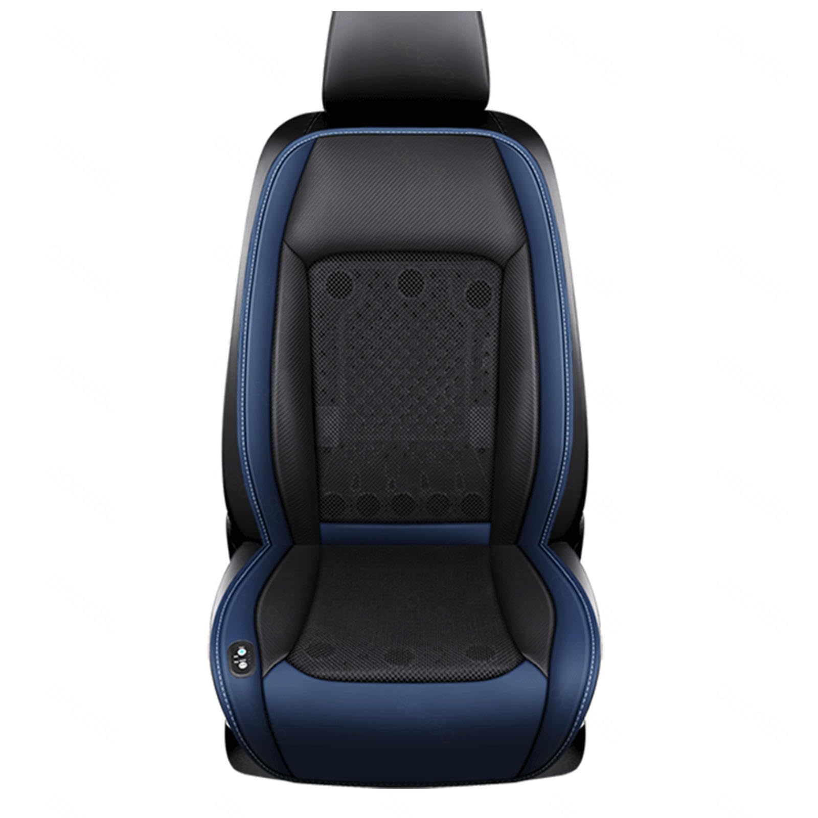 LRF-yxkj Cooling Car Seat, mit 24 Ventilatoren 3 einstellbare Windgeschwindigkeiten Auto Sitzauflagen Sitzauflage Kühlung für Auto LKW Van,Blue-24V von LRF-yxkj