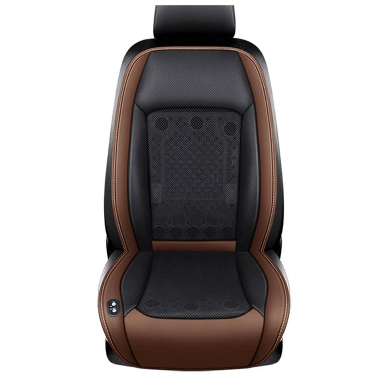 LRF-yxkj Cooling Car Seat Cover, mit 24 Ventilatoren 3 einstellbare Windgeschwindigkeiten Sitzbezüge Auto Cooling Car Seat für Auto LKW Van,Brown-12V von LRF-yxkj