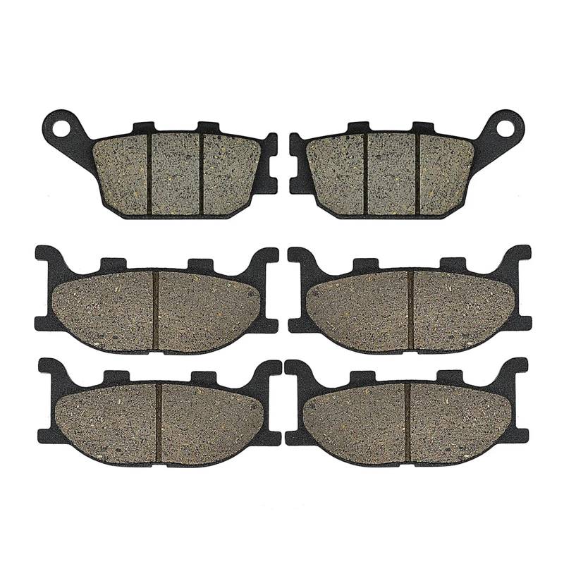 Scheibenbremsbelag Motorrad-Bremsbeläge vorne und hinten für Yam&aha FZ6 FZ 6 Fazer 600 2-Kolben-Bremssattel 04–07 XJ6 XJ 6 SNF Diversion 600 13–15 von LRPXHATQ