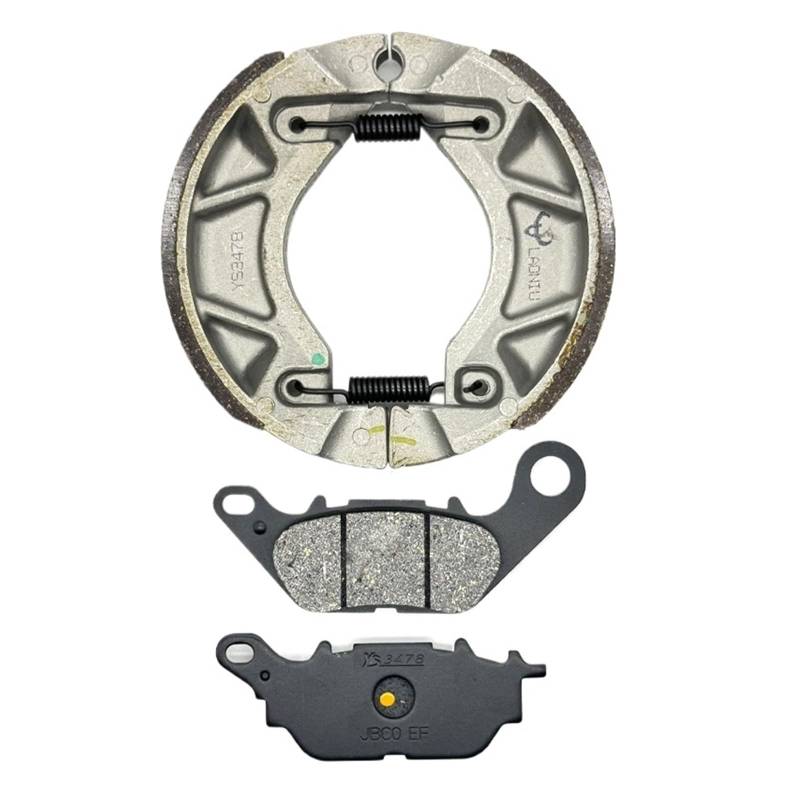 Scheibenbremsbelag Motorrad Vorne Hinten Bremsbeläge Schuh Set Für Yam&aha T135 HC/S 2S61/T135SE 1S71/Crypton X/Jupiter MX/Spark 135/Exciter 06-08 von LRPXHATQ