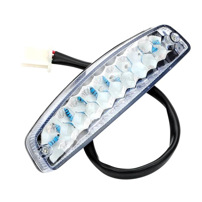 Stop Rücklicht 1Pcs L- Hinten Schwanz Lichter Motorrad Beleuchtung Lampe Moto Schwanz Bremse Licht Anzeige Lampe Universal Für ATV Quad Kart von LRPXHATQ