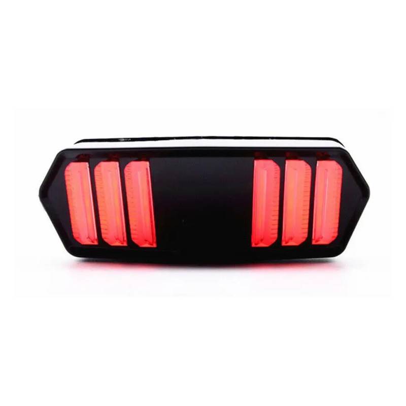 Stop Rücklicht Universal Motorrad L- Rücklicht Hinten Schwanz Bernstein Blinker Licht Rote Brems Lampe Für Ho&nda MSX/Grom 125 2013-2016 CB 650 von LRPXHATQ