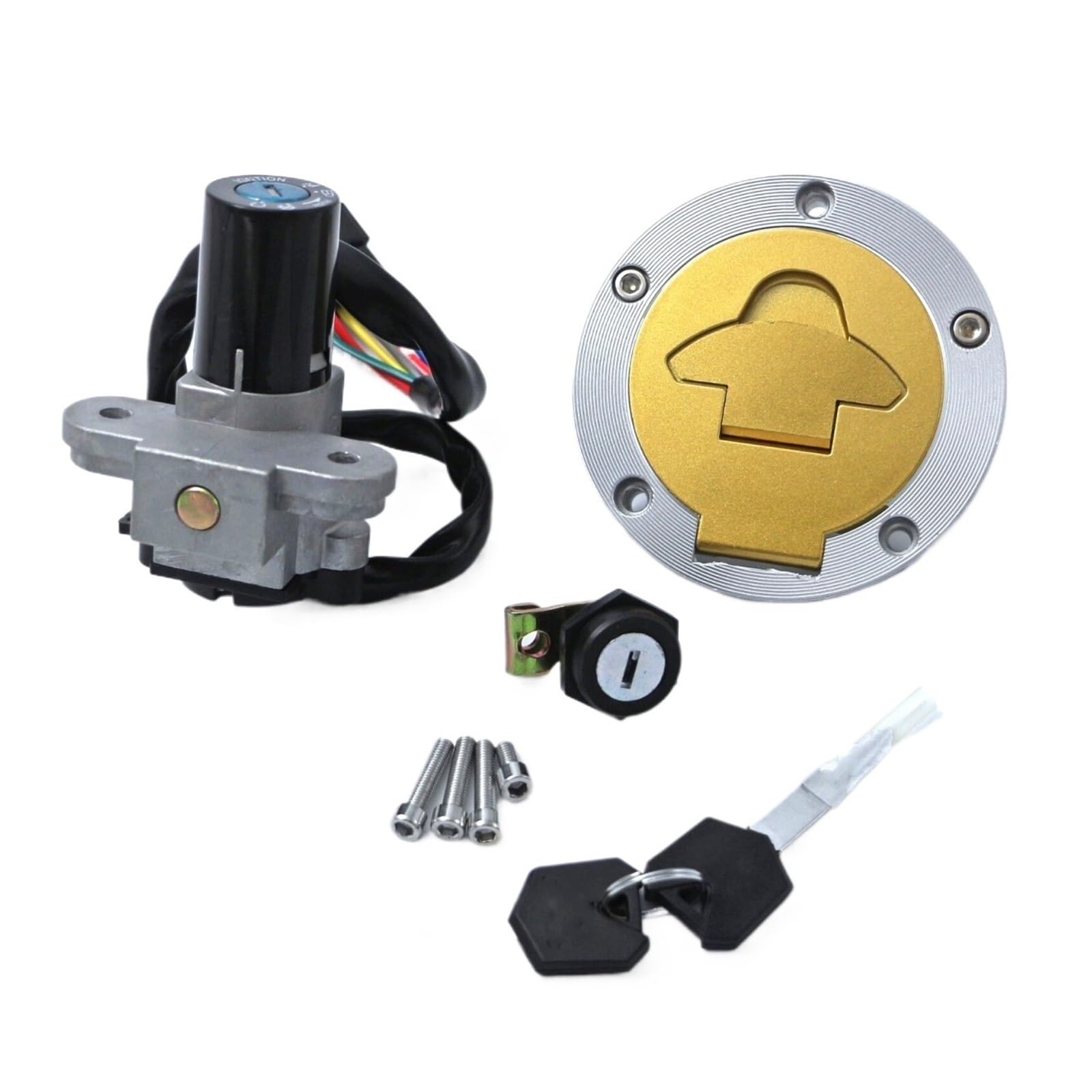 Ventil Treibstoff Tankdeckel Motorrad Kraftstoff Tankdeckel Zündschalter Sitz Schloss Schlüssel Kit für Duc&ati 916 998 996 748 RS SP SPS ST4 Monster 900 750 59820281A von LRPXHATQ