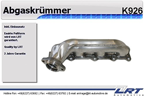 LRT K926 Krümmer, Abgasanlage von LRT