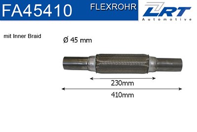 Lrt Flexrohr, Abgasanlage [Hersteller-Nr. FA45410] von LRT