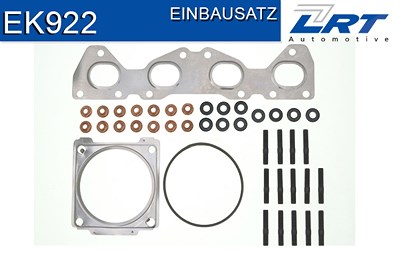 Lrt Montagesatz, Abgaskrümmer [Hersteller-Nr. EK922] für Citroën, Peugeot von LRT