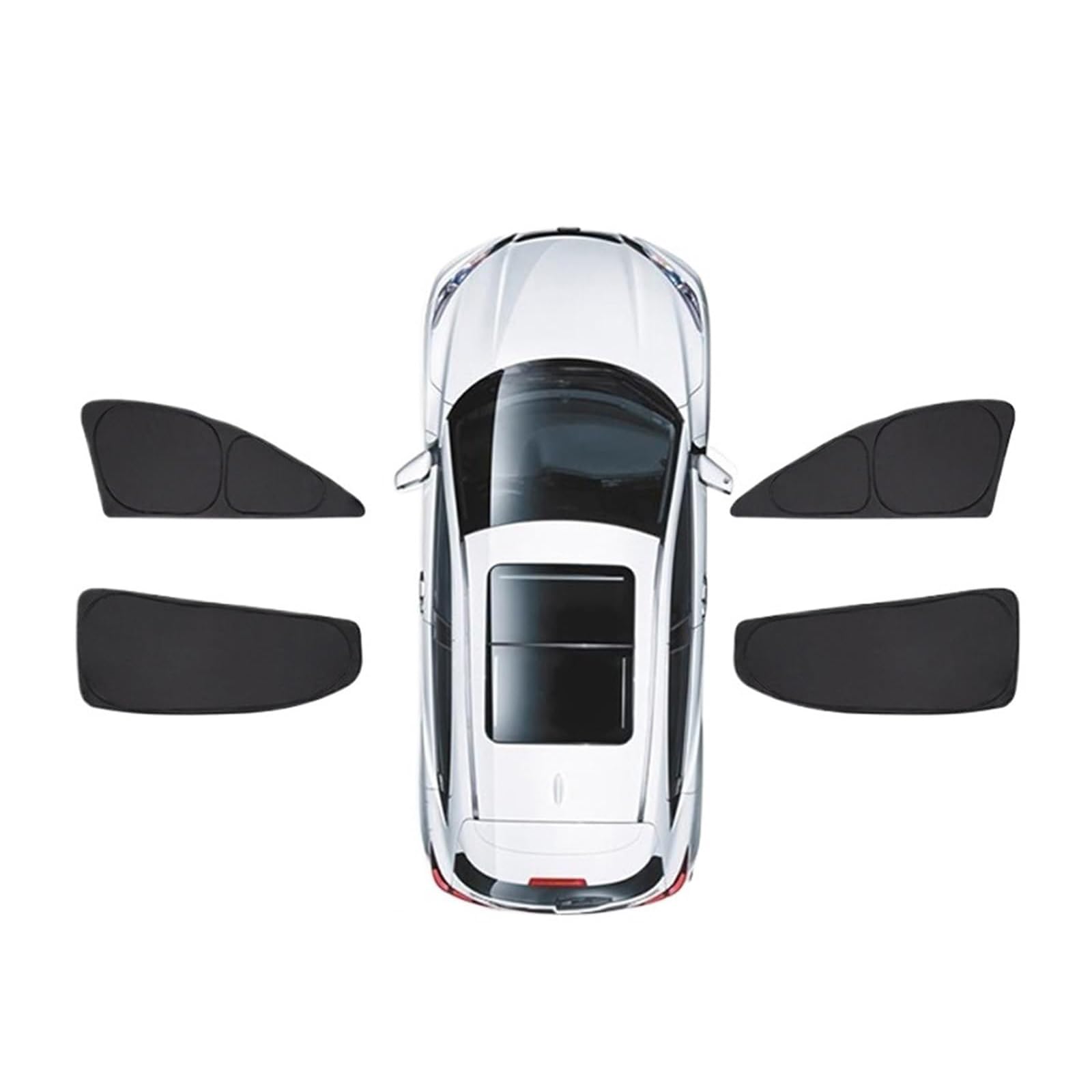 Auto Seitenscheibe Sonnenschutz Vorhang Fenster Vorhang Magnetisch, Blickdicht zur Privatsphäre, Auto Sonnenblende Wasserdicht, für Lexus LS460L 2007-2014 2015,4pcs von LRYQ