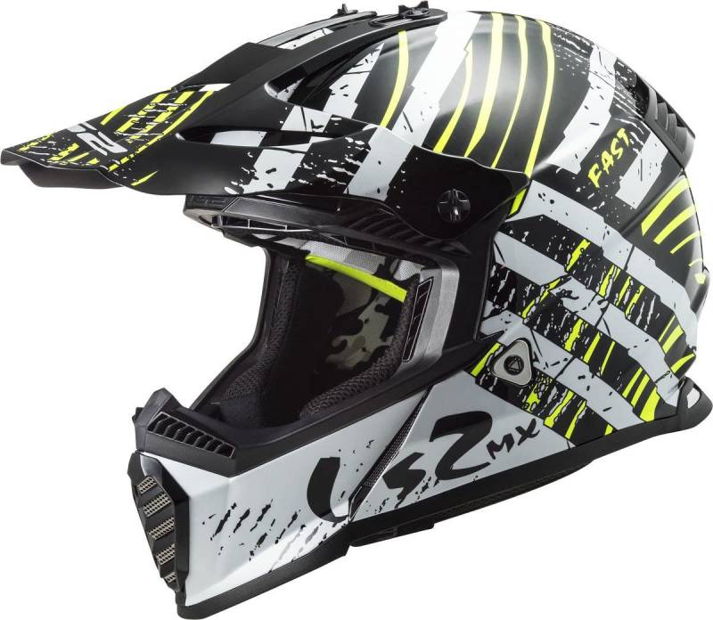 LS2, Crosshelme motorrad Fast evo verve black white, XXL von LS2