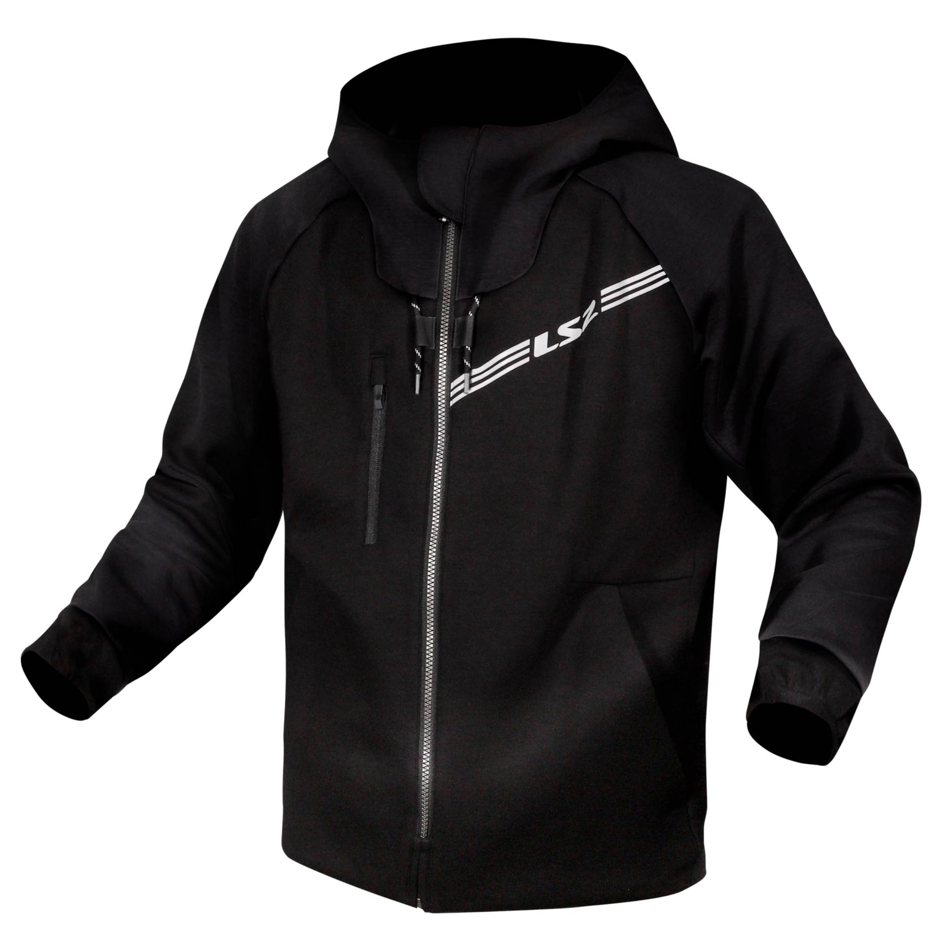 LS2, Herren-Motorradjacke THROTTLE Black, S von LS2