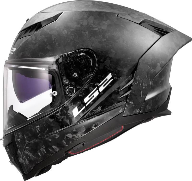 LS2, Integraler Motorradhelm DRAGON FORGED Carbon, XS von LS2