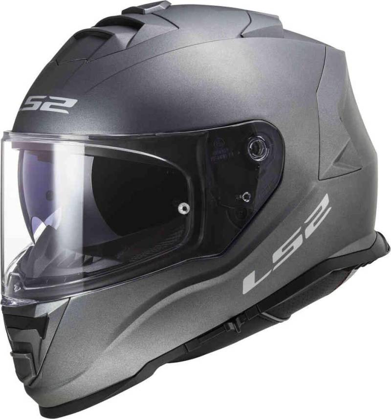 LS2, Integraler Motorradhelm STORM II SOLID Matt Titanium, S von LS2