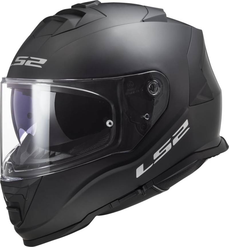 LS2, Integraler Motorradhelm STORM SOLID Matt Black, XS von LS2