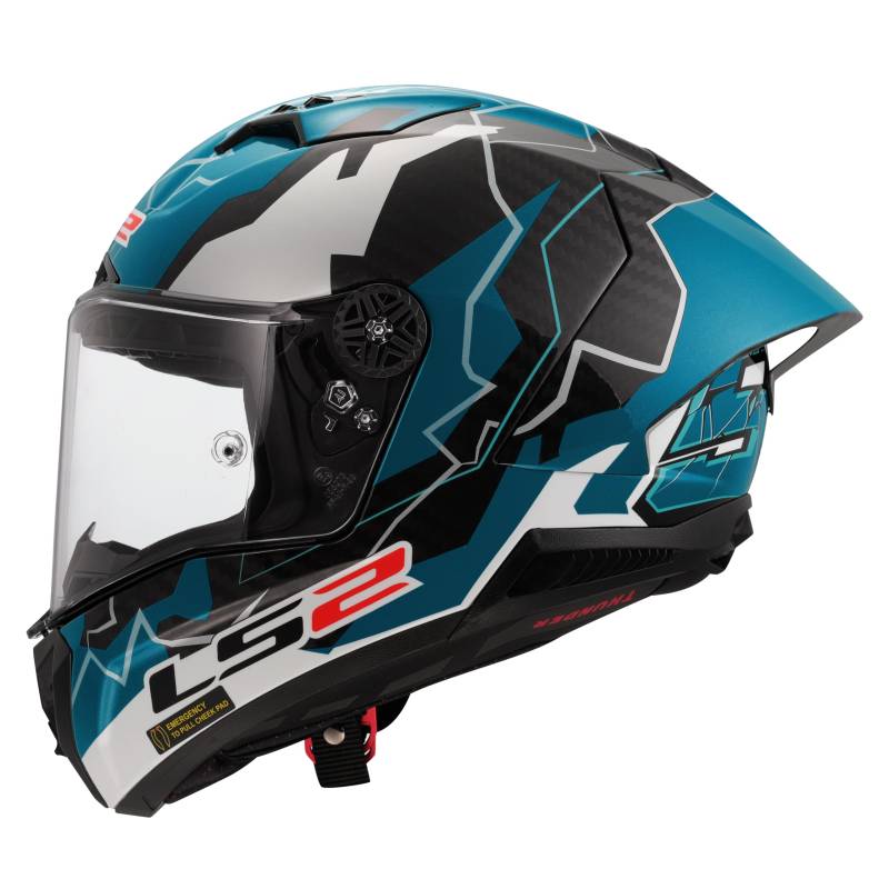 LS2, Integraler Motorradhelm THUNDER GP AERO Replica HUERTAS, L von LS2