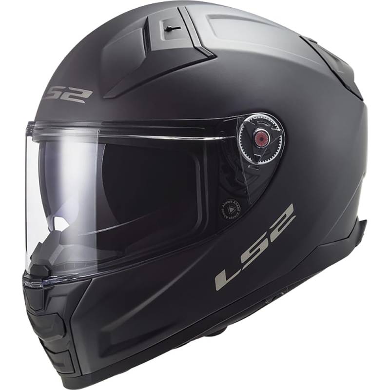 LS2, Integraler Motorradhelm Vector II Matt Black, XXS von LS2