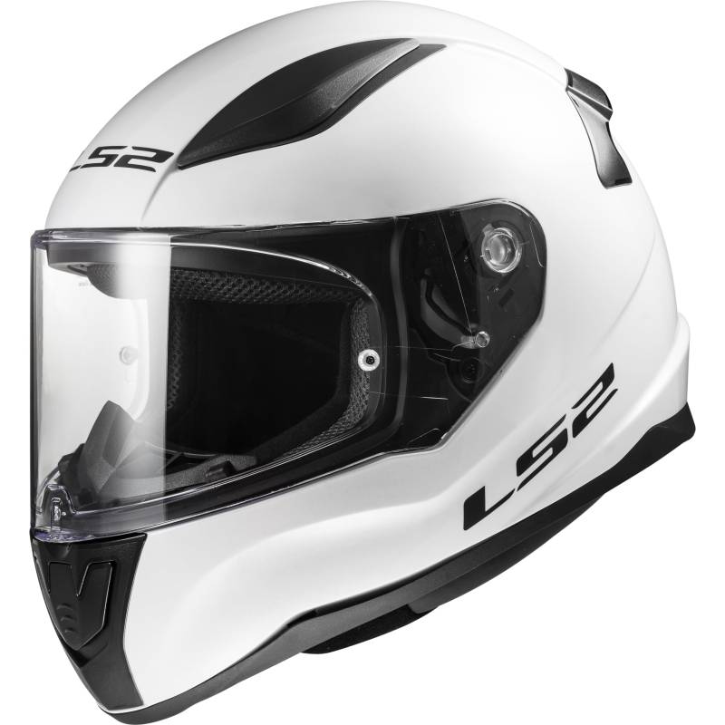 LS2, Integraler Motorradhelm RAPID II SOLID White, L von LS2