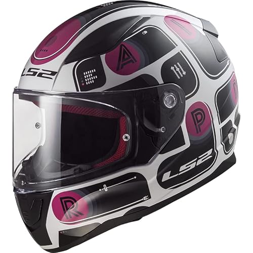 LS2, Integralhelme motorrad RAPID brick black pink, L von LS2