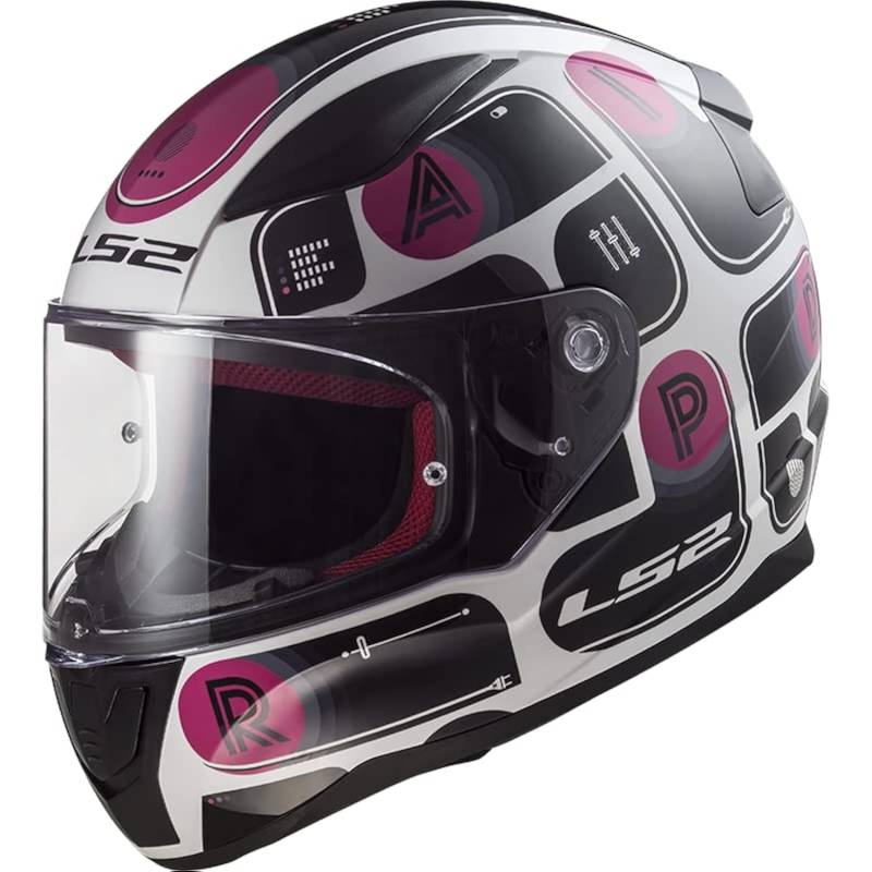 LS2, Integralhelme motorrad RAPID brick black pink, M von LS2