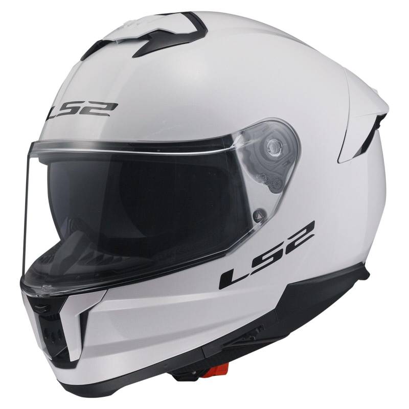 LS2, Integraler Motorradhelm Stream II SOLID Gloss White, XL von LS2