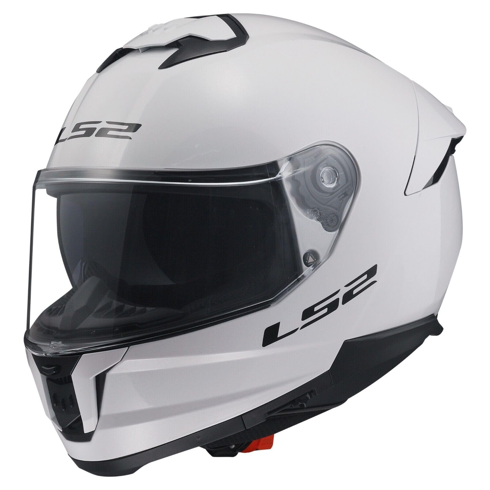 LS2, Integraler Motorradhelm Stream II SOLID Gloss White, XXXL von LS2