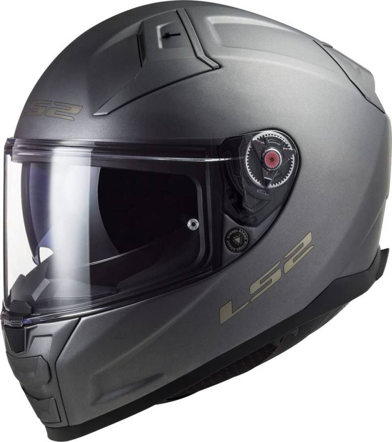 LS2, Integraler Motorradhelm Vector II Matt Titanium, L von LS2