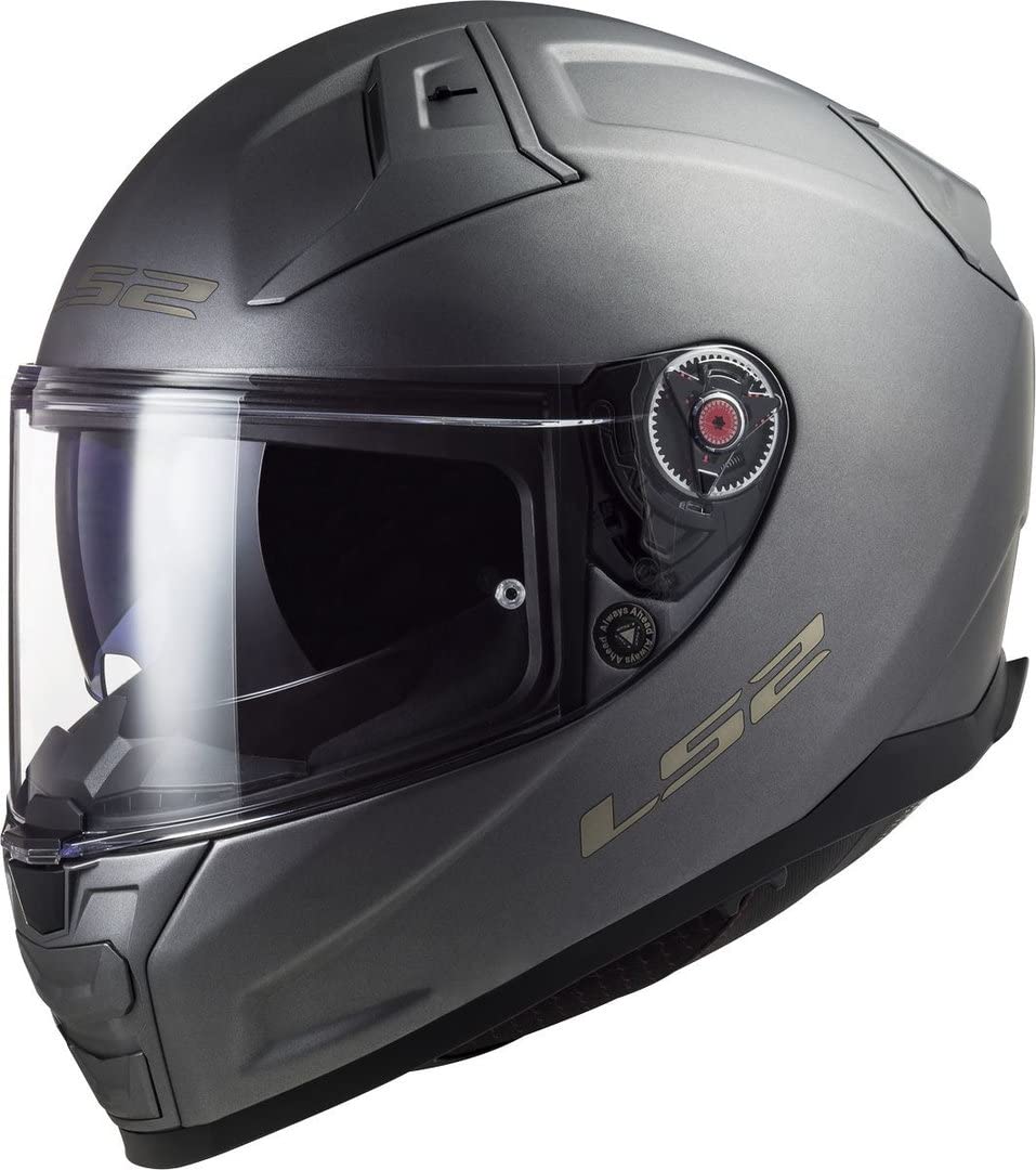 LS2, Integraler Motorradhelm Vector II Matt Titanium, XS von LS2