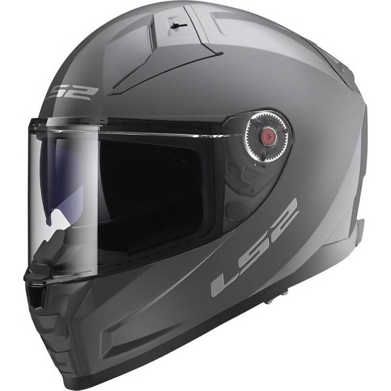 LS2, Integralhelme motorrad VECTOR II solid nardo grey, M von LS2