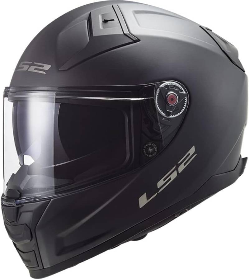 LS2, Integraler Motorradhelm Vector II Matt Black, XS von LS2