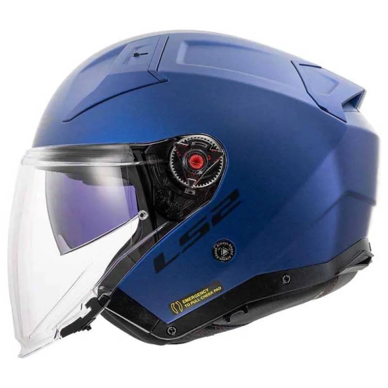 LS2, Jet-Motorradhelm INFINITY II SOLID Matt Navy Blue, 3XL von LS2