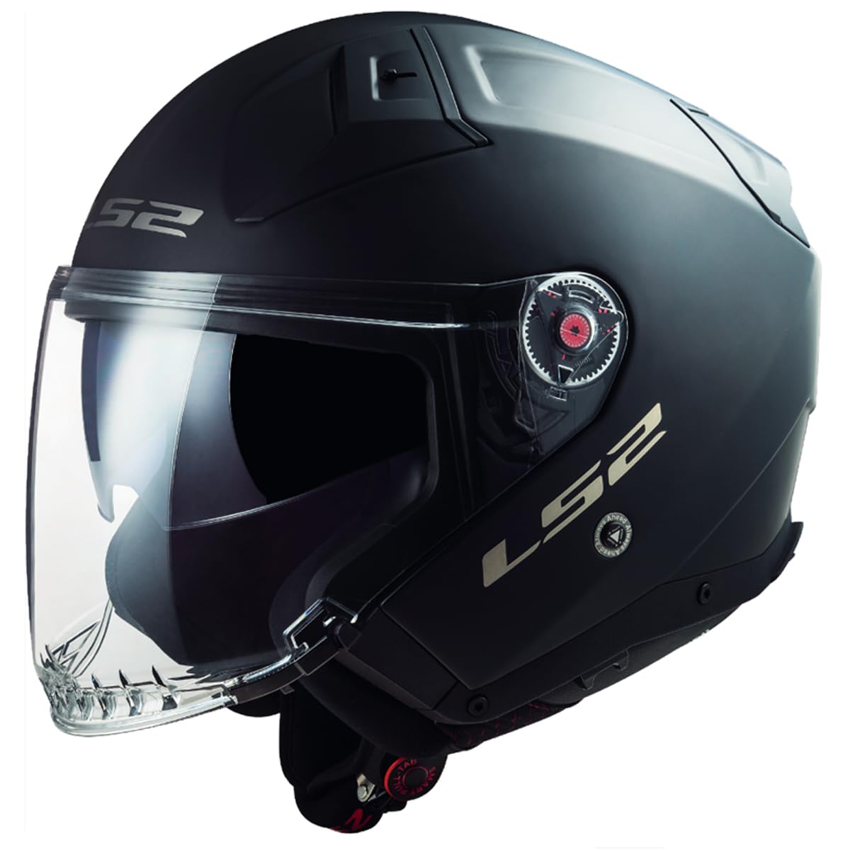 LS2, Jet-Motorradhelm INFINITY II SOLID Matt Black, S von LS2