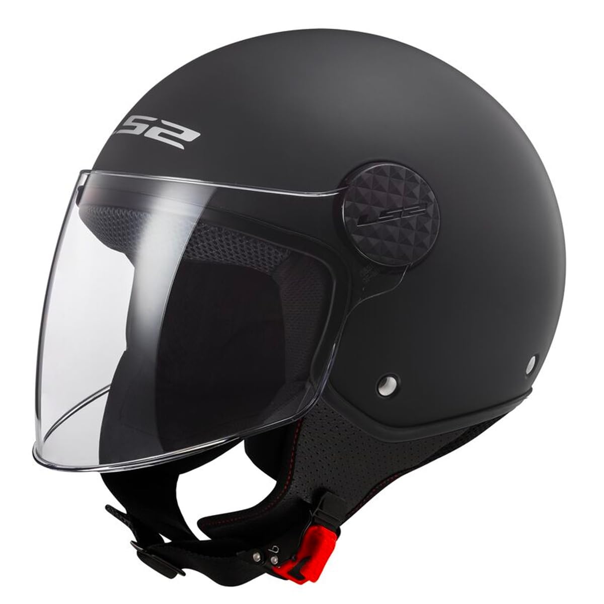 LS2, Jet-Motorradhelm SPHERE II SOLID Matt Black, L von LS2