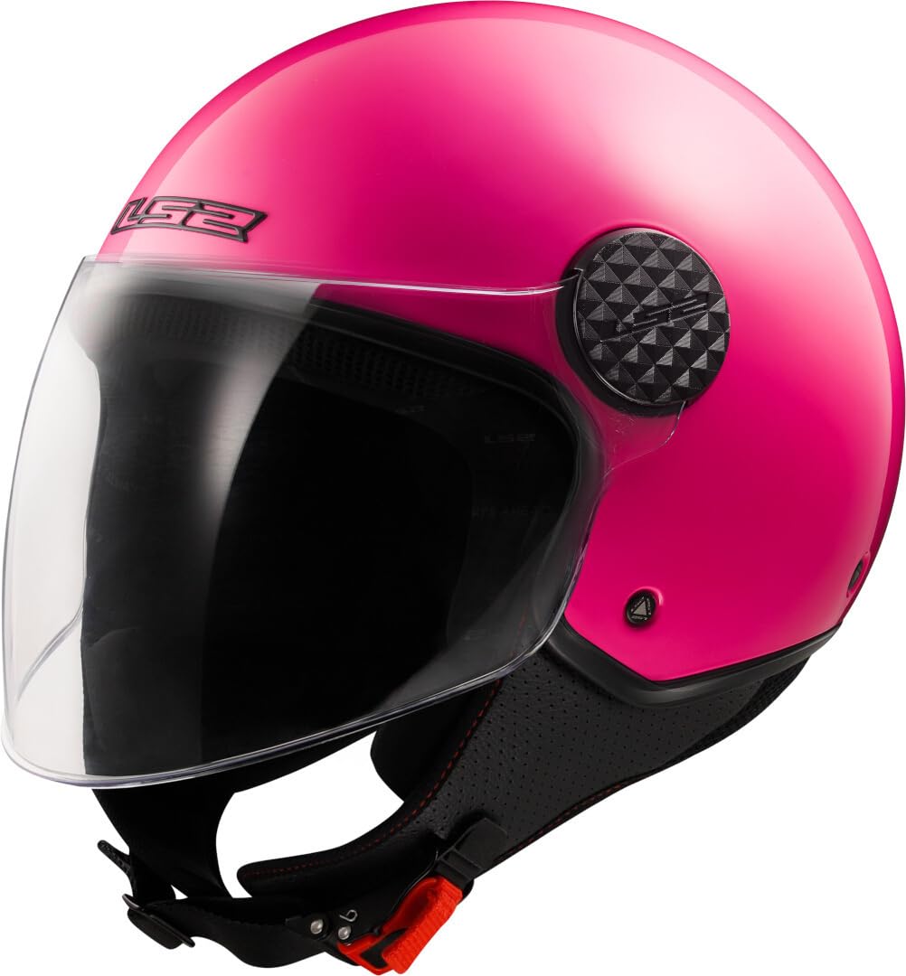 LS2, Jet-Motorradhelm SPHERE LUX II SOLID Fluo Pink, S von LS2