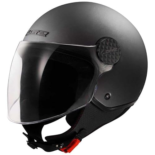 LS2, Jet-Motorradhelm SPHERE LUX II SOLID Matt Titanium, L von LS2