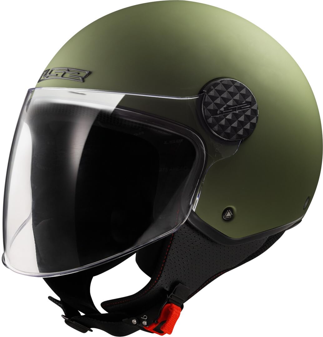 LS2, Jet-Motorradhelm SPHERE LUX II SOLID Military Green, L von LS2