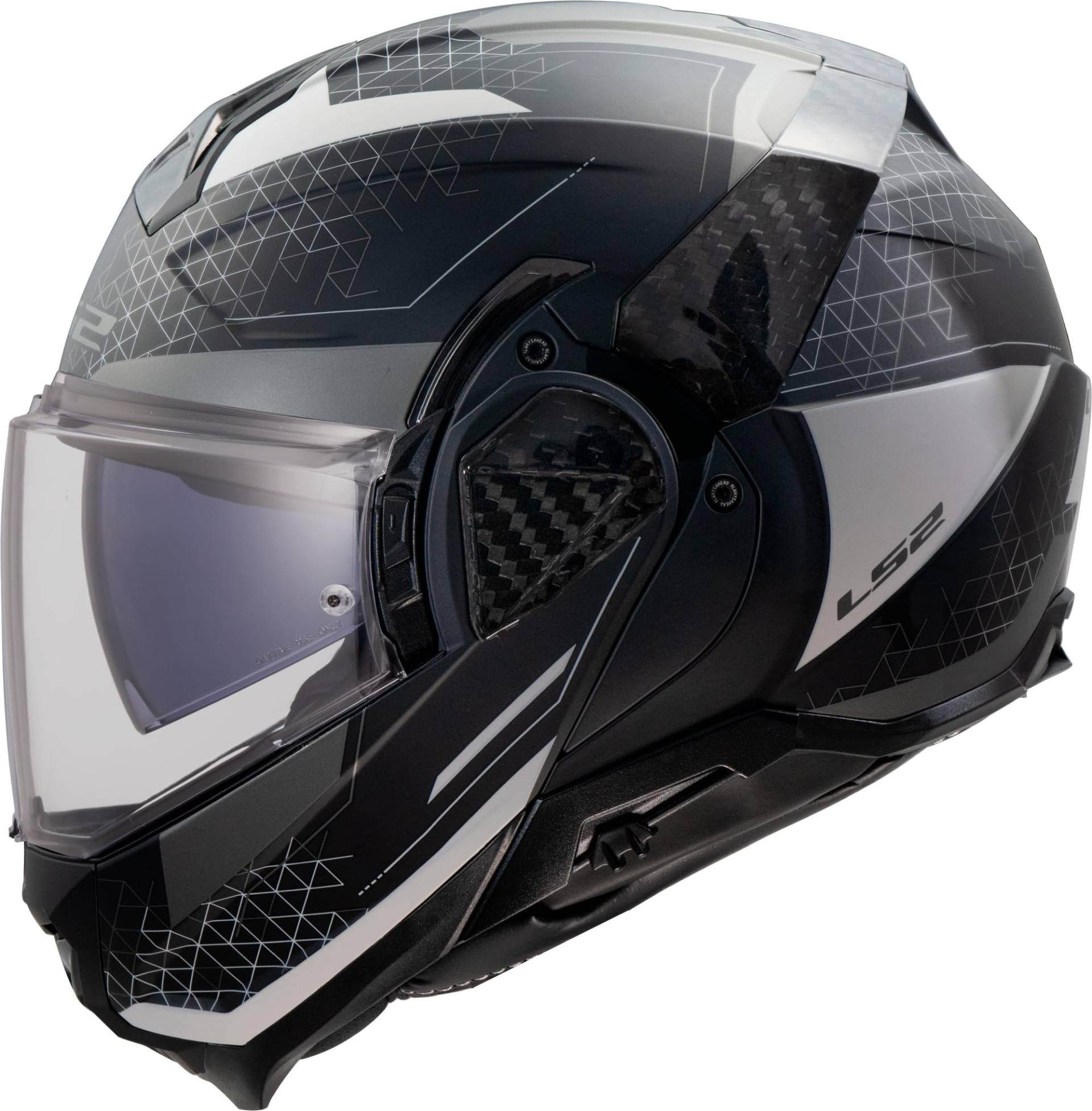 LS2, Modularer Motorradhelm ADVANT II ASTRAL Grey, L von LS2