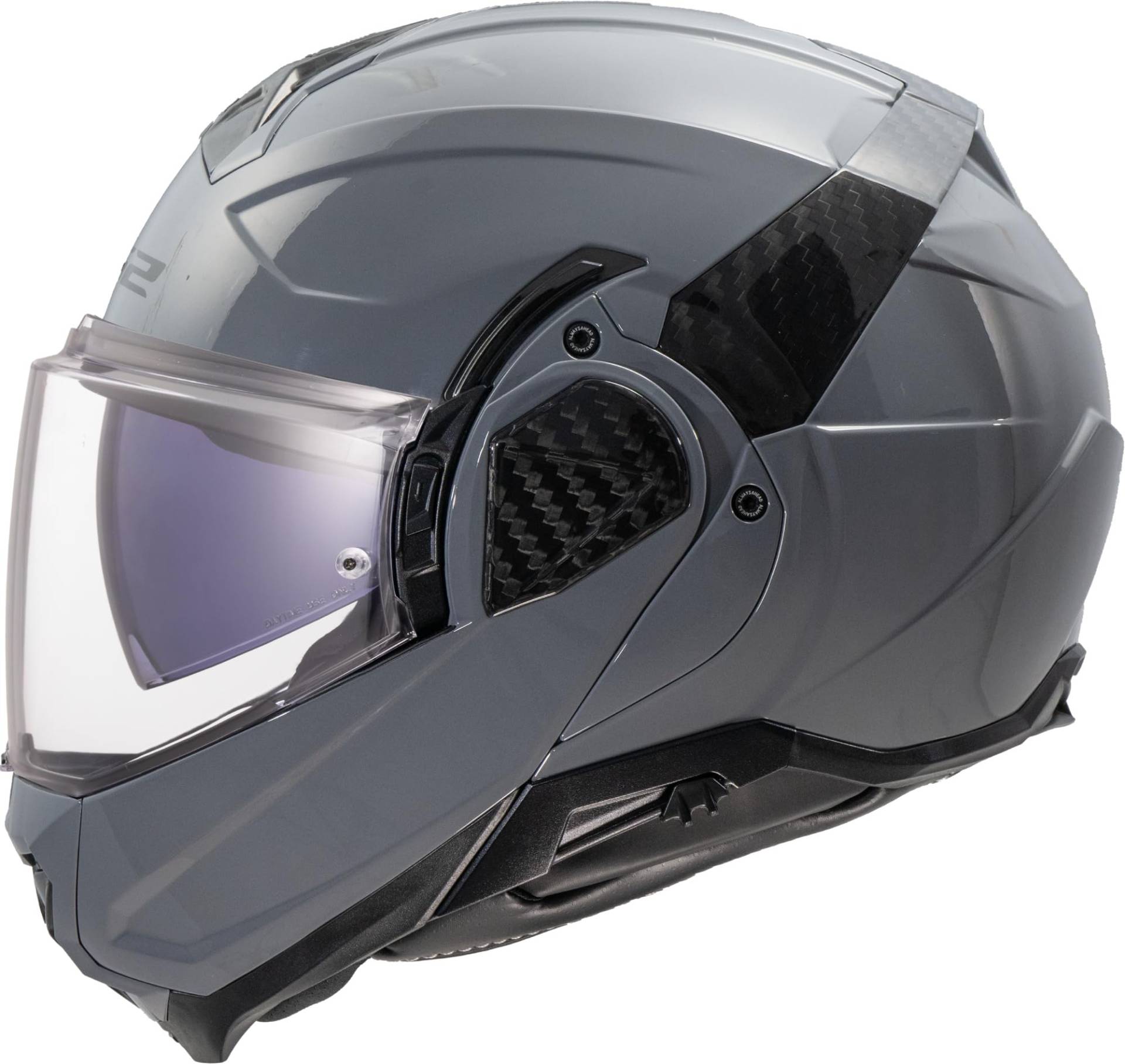 LS2, Modularer Motorradhelm ADVANT II SOLID Nardo Grey, S von LS2