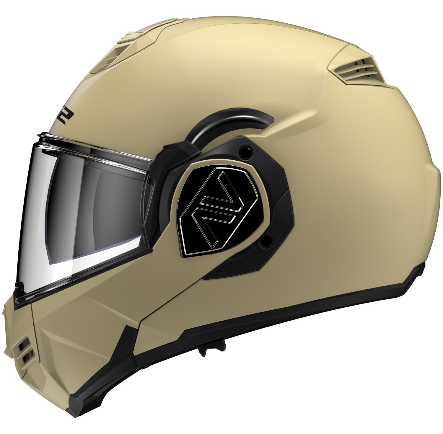 LS2, Modularer Motorradhelm ADVANT SOLID Matt Sand, L von LS2