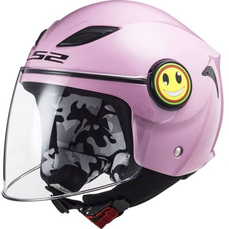 LS2, Motorradhelm für Kinder FUNNY Pink, S von LS2