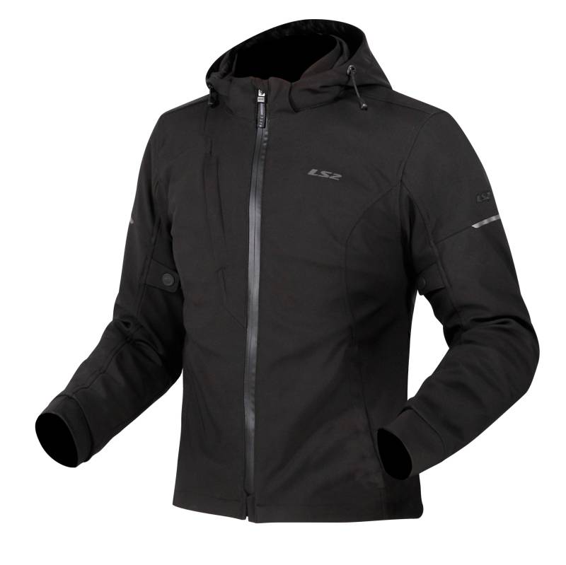 LS2, Wasserdichte Damen-Motorradjacke BOLTON Black, XS von LS2