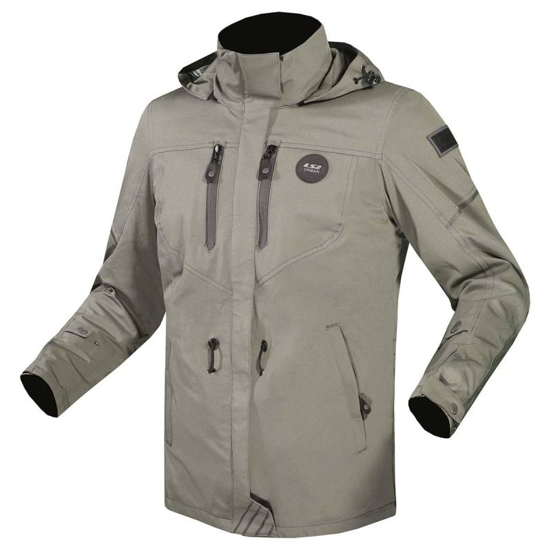 LS2, Wasserdichte Damen-Motorradjacke RAMBLA EVO Khaki, XS von LS2