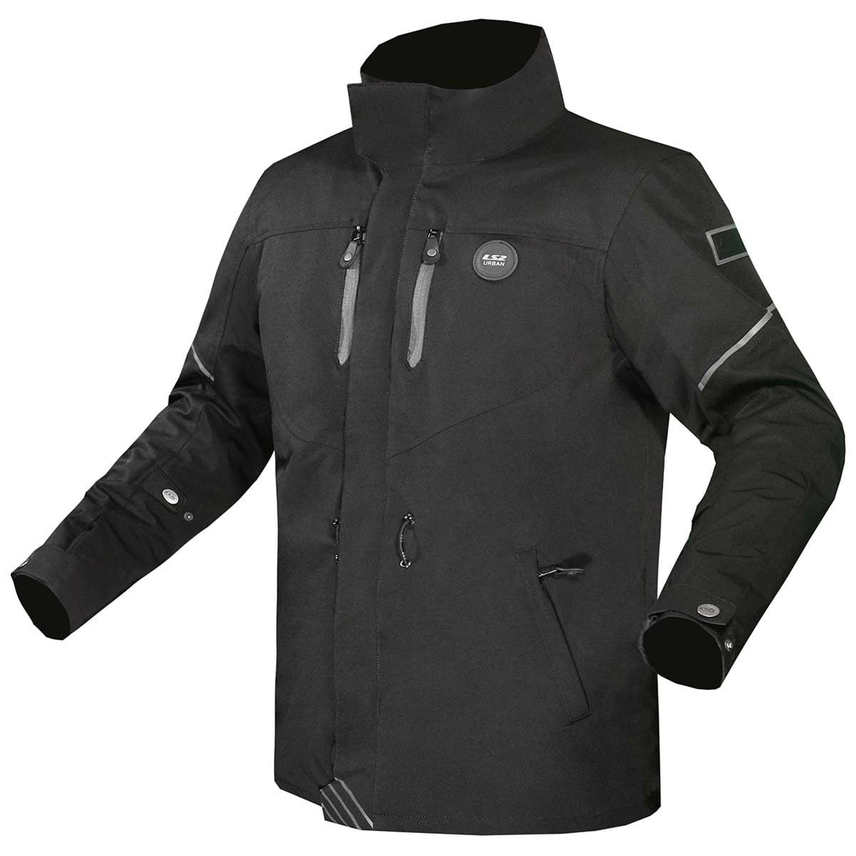 LS2, Wasserdichte Herren-Motorradjacke RAMBLA EVO Black, 5XL von LS2