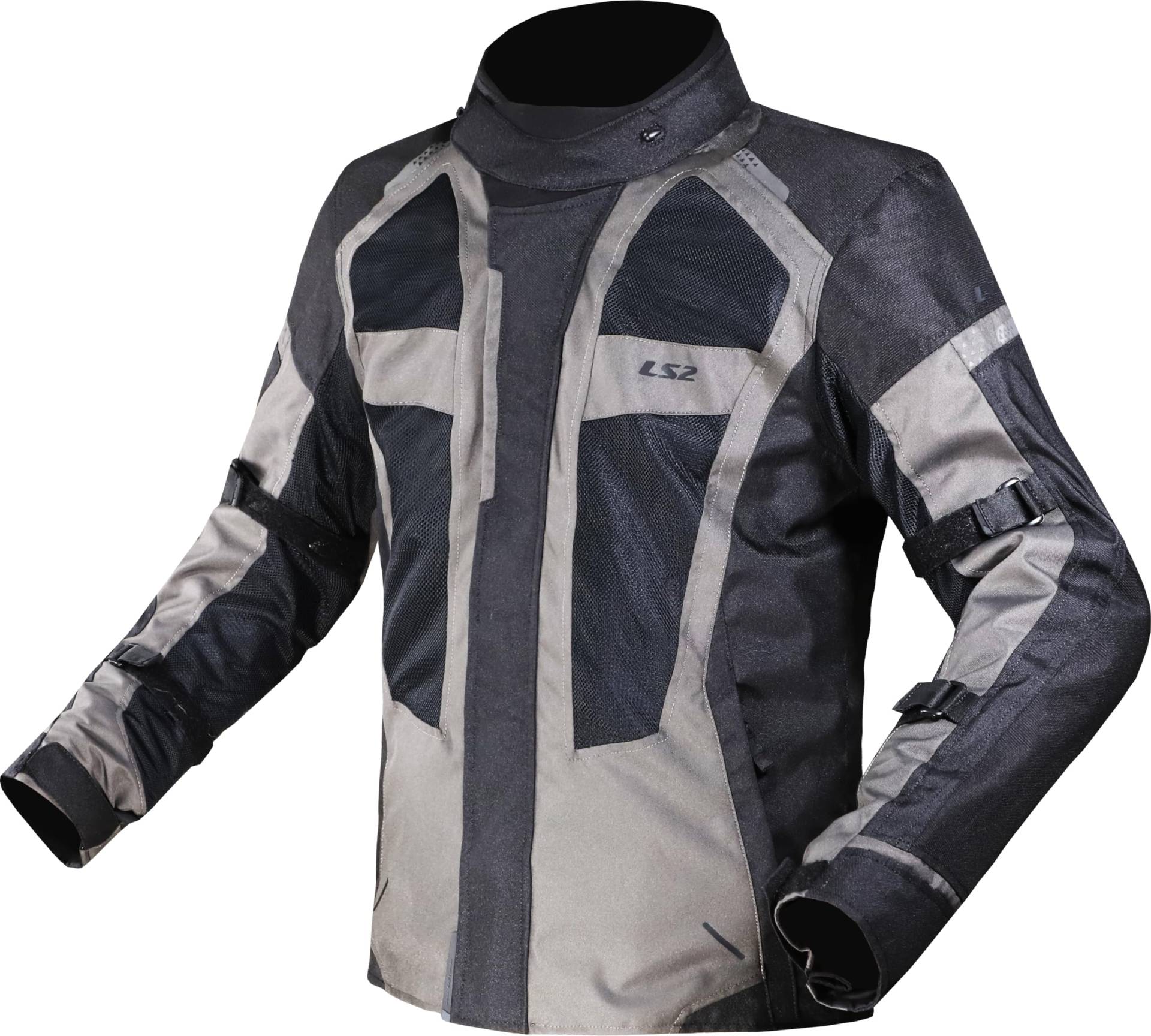 LS2, Wasserdichte Herren-Motorradjacke SCOUT Black Dark Grey, 4XL von LS2