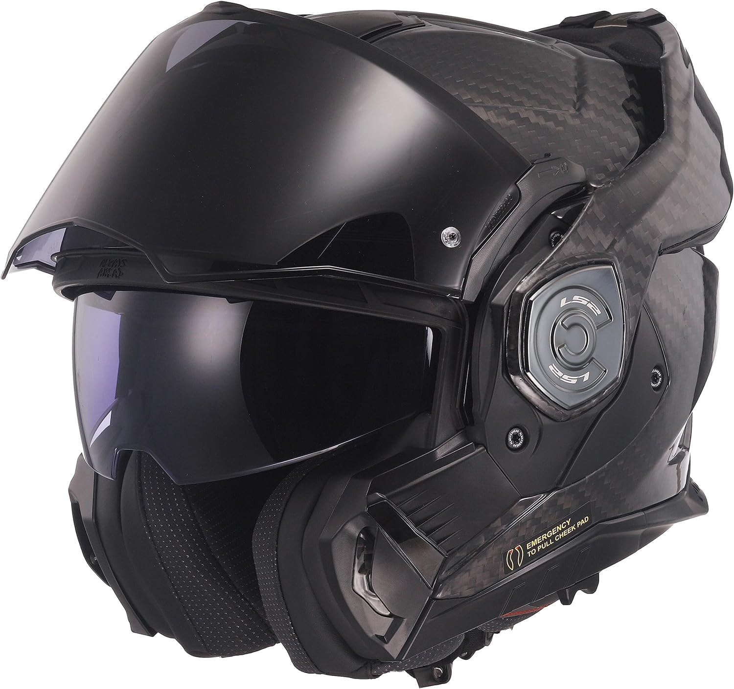 LS2, Klapphelm Motorrad ADVANT X Carbon Gloss Carbon, L von LS2