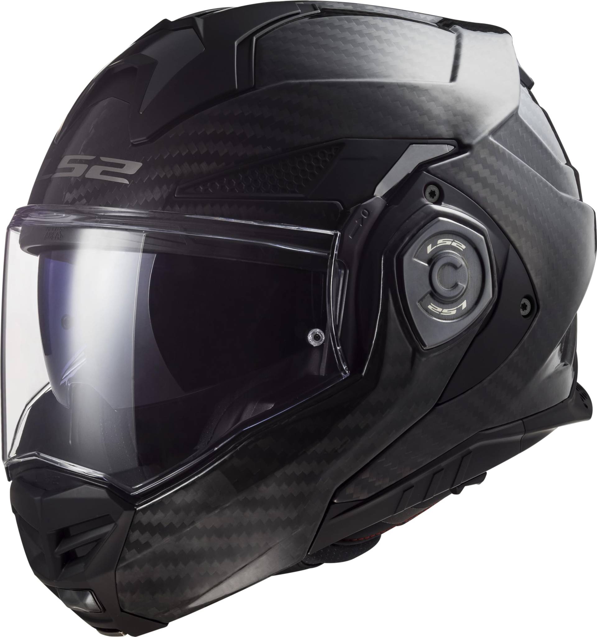 LS2, Klapphelm Motorrad ADVANT X Carbon Gloss Carbon, XXXL von LS2