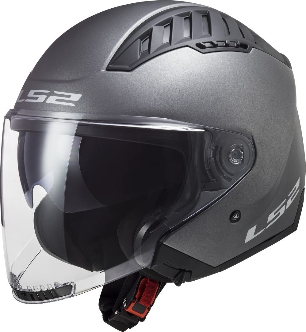 LS2, Jet-Motorradhelm COPTER SOLID Matt Titanium, XXL LS2, Jet-Motorradhelm COPTER SOLID Matt Titanium, XXL von LS2