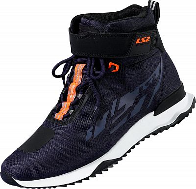 LS2 Acrux, Schuhe - Dunkelblau/Schwarz/Orange - 44 EU von LS2