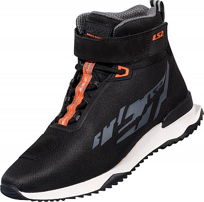 LS2 Acrux, Schuhe - Schwarz/Grau/Orange - 41 EU von LS2